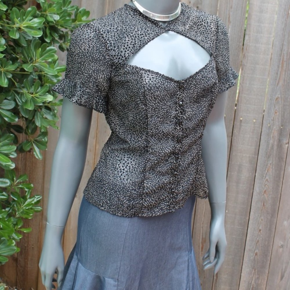 Cooperative by Urban Outfitters Sheer Top Sz Small